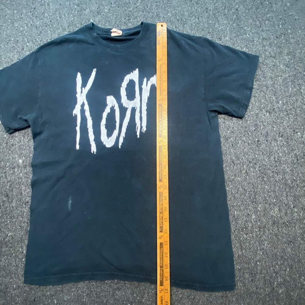Anvil Korn Tour 2014 T Shirt Medium Mens Black Nu Metal Band Graphic Tee - Picture 9 of 11